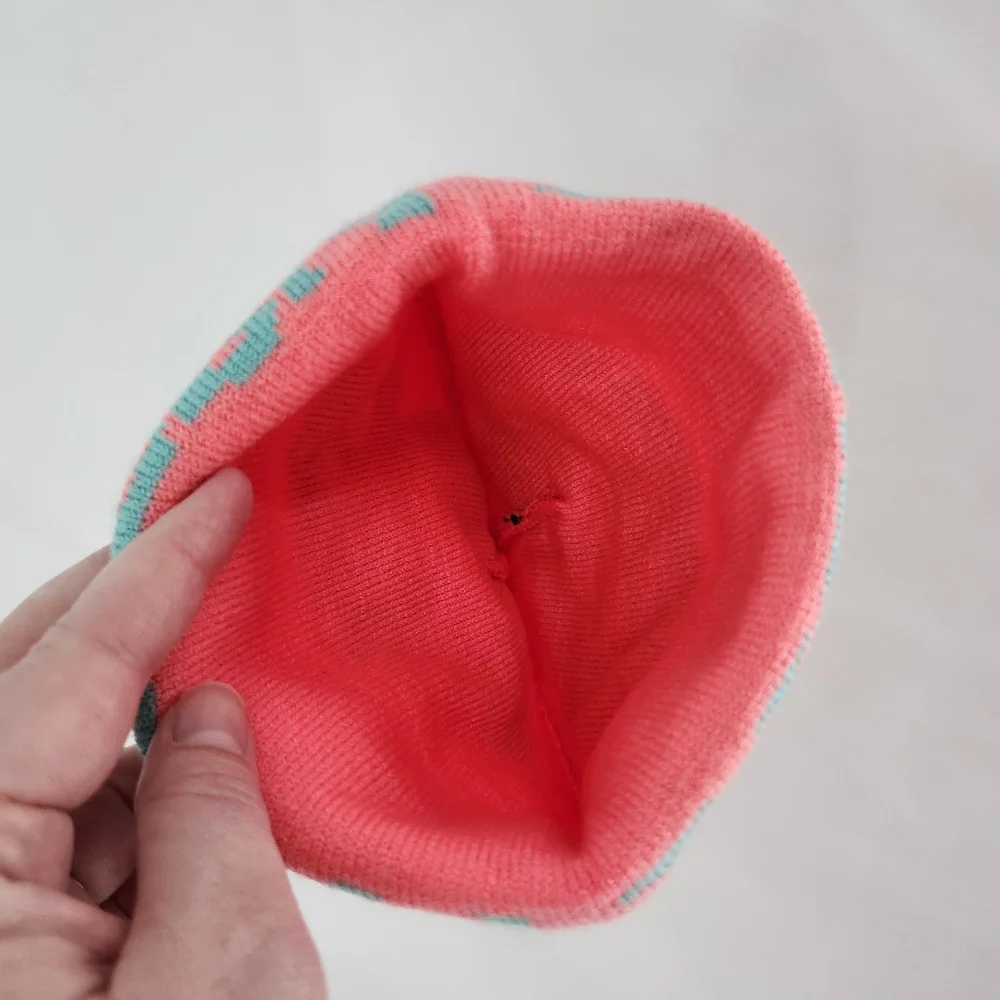 Elsa Frozen Kids Knit Beanie Pink Pom‎ Pom Winter Snow